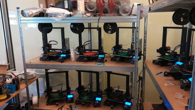 W Centrum Druku 3D pracuje naraz 30 drukarek