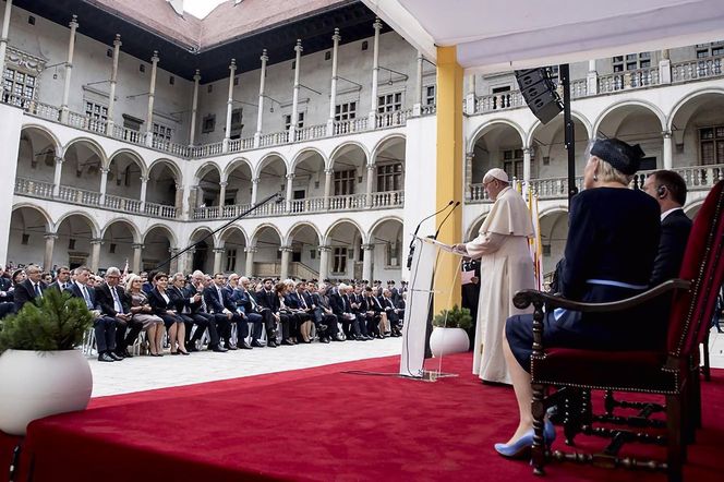 Przemówienie papieża Franciszka na Wawelu