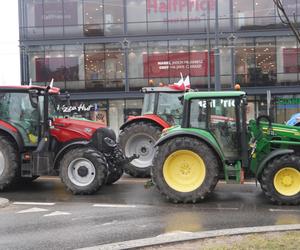 Protest rolników w Olsztynie 21 lutego. Co dzieje się w centrum?