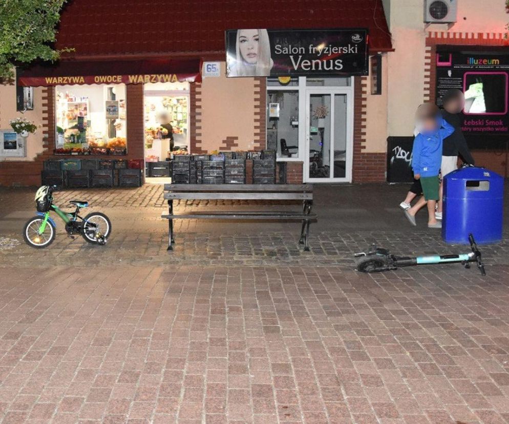 15-latek potrącił na hulajnodze elektrycznej małe dziecko