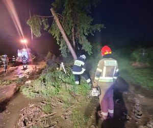 Burza przeszła nad regionem. Setki interwencji straży, jedna osoba ranna!