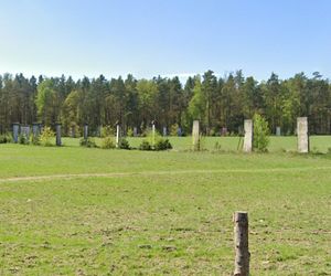 Największa kolekcja muru berlińskiego jest pod Wrocławiem. Na polu ustawiono kilkadziesiąt żelbetowych płyt z NRD