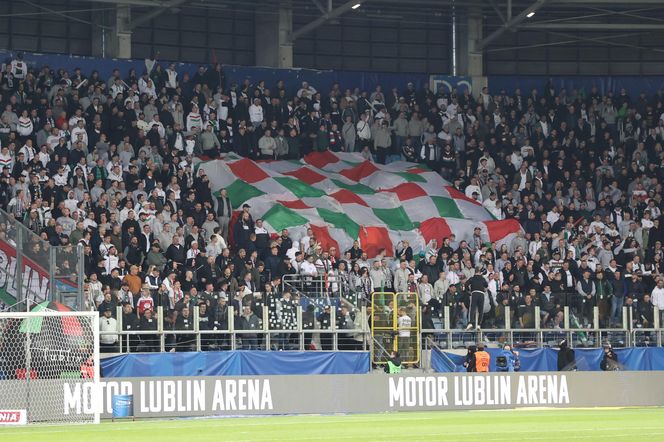 Kibice na meczu Motoru z Legią. Taki doping tylko w Lublinie! Szukajcie się na zdjęciach