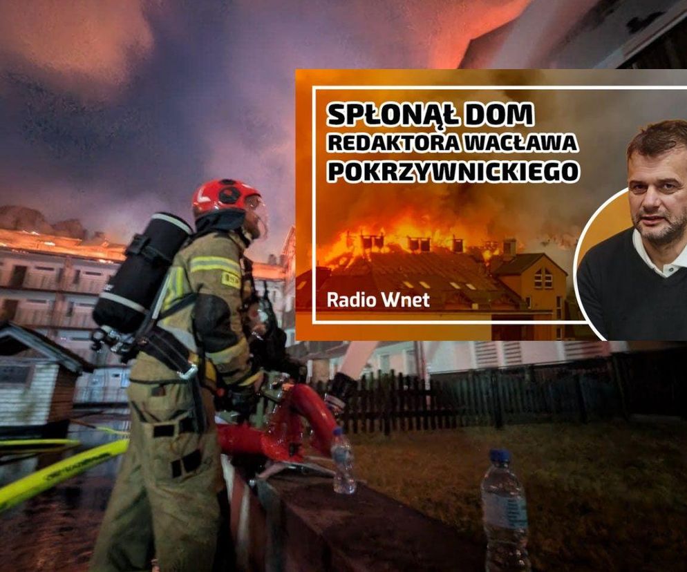 Znany dziennikarz cudem uniknął śmierci w pożarze w Ząbkach. Stracił wszystko, została mu tylko jedna rzecz