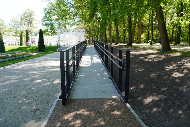 Różanka w Parku Planty po remoncie