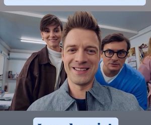 Na dobre i na złe. Blanka (Pola Gonciarz), Mario (Marcin Korcz), Krzysztof Radwan (Mateusz Damięcki)