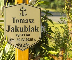 Tomasz Jakubiak - tak wygląda jego grób