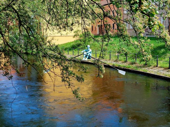 Zachwycające rzeźby Jerzego Kędziory balansują nad miastem. W Bydgoszczy trwa niecodzienna wystawa