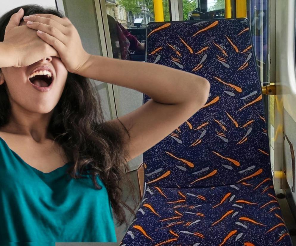 Dlaczego siedzenia w autobusach i tramwajach są takie brzydkie? Za koszmarnymi wzorkami stoi ważny cel