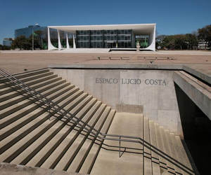 Architekt Oscar Niemeyer. Brasilia