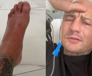 Artur Szpilka poznał diagnozę! Jego nogę zaatakowała groźna bakteria, teraz czeka go kuracja