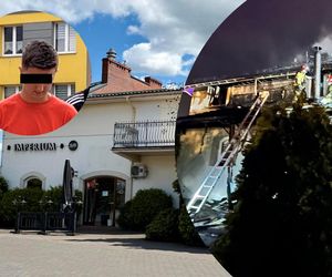 To on podpalił popularną restaurację! 25-letni Kamil usłyszał zarzuty i trafił do aresztu