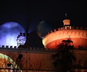 Planety nad zamkiem w Lublinie