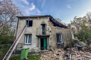 Wybuch gazu w Wojkowicach. Dom jednorodzinny częściowo się zawalił
