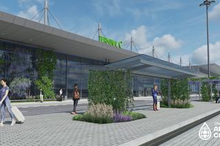 Wizualizacja zazielenienia Katowice Airport