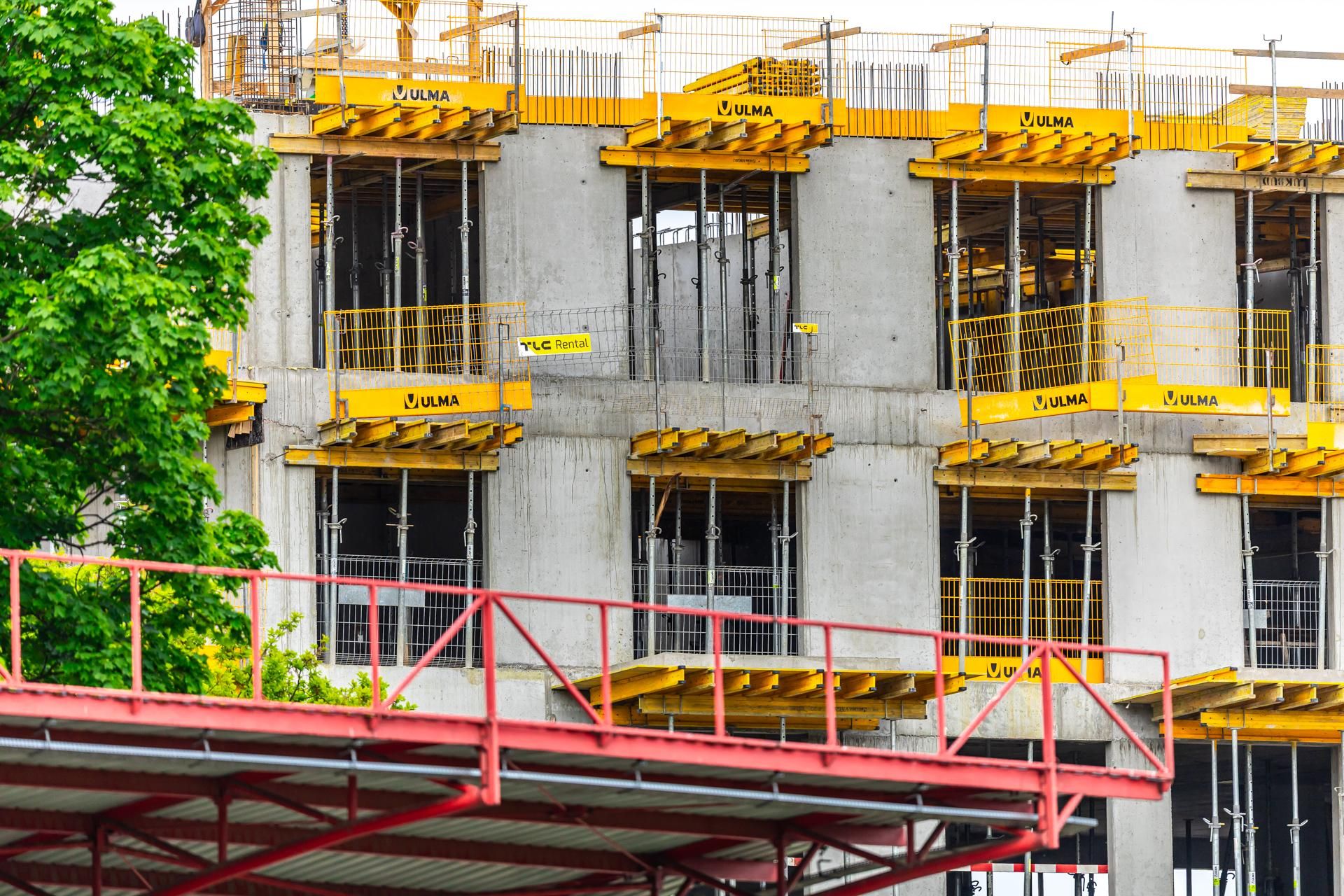 Konwiktorska Residence w Warszawie w trakcie budowy