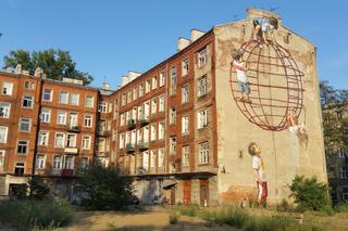 Mural przy ul. Stalowej