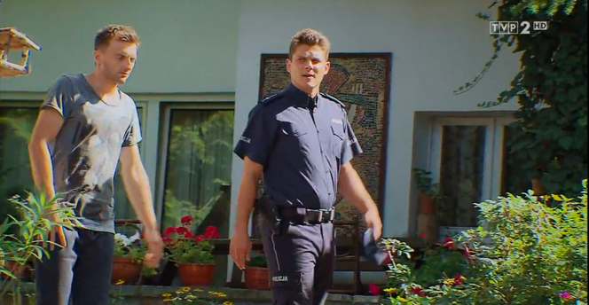 M jak miłość, odcinek 1410. Janek (Tomas Kollarik), Bartek (Arkadiusz Smoleński)