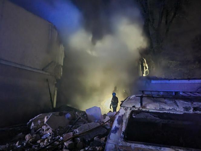 Zmasowany nocny atak rosyjskich dronów na Odessę! 10 na 12 bezzałogowców zestrzelono [ZDJĘCIA]