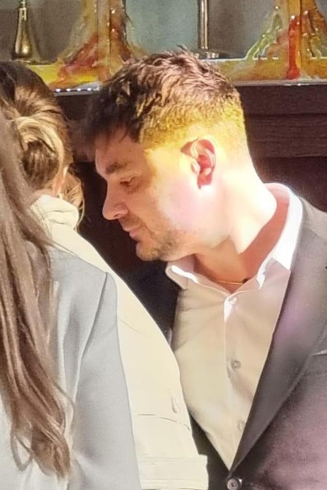 Daniel Martyniuk na chrzcinach syna