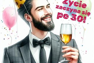Kartki na 30 urodziny do ściągnięcia za darmo