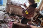 Głubczyce. Wybuch pocisku artyleryjskiego w mieszkaniu