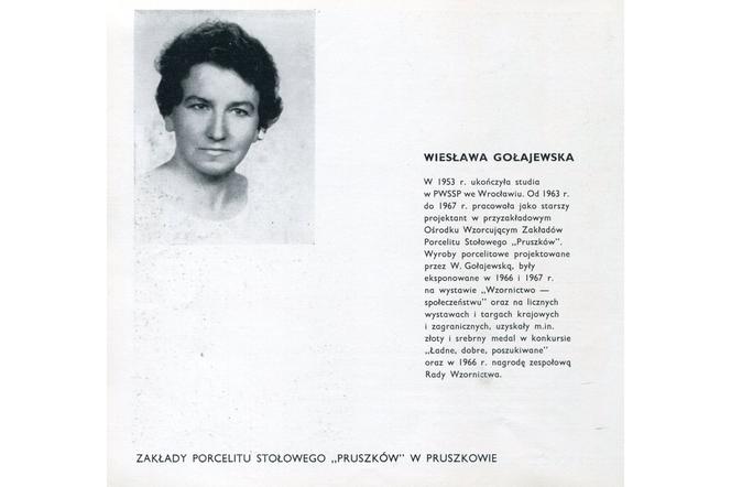 Historia polskiego designu - Wiesława Gołajewska