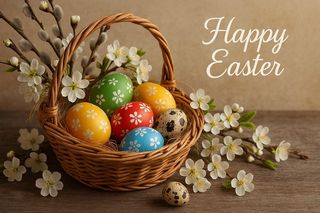 Kartki na Wielkanoc 2025. Zaskocz bliskich oryginalnymi życzeniami! 