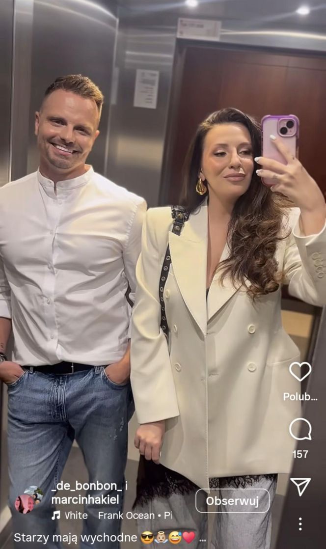 Marcin Hakiel i Dominika Serowska tworzą uroczą parę