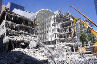 Rozbiórka Atrium International 