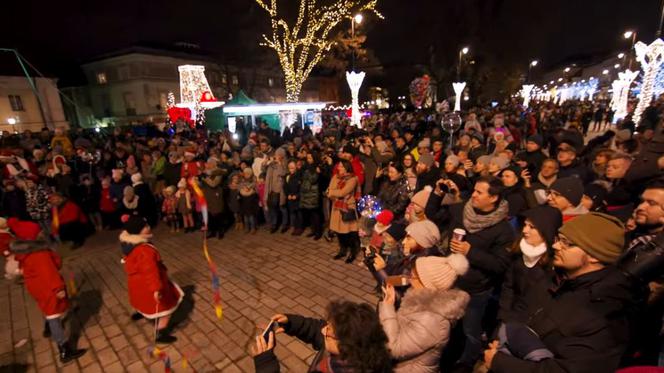 Warszawa święta iluminacje Starówka