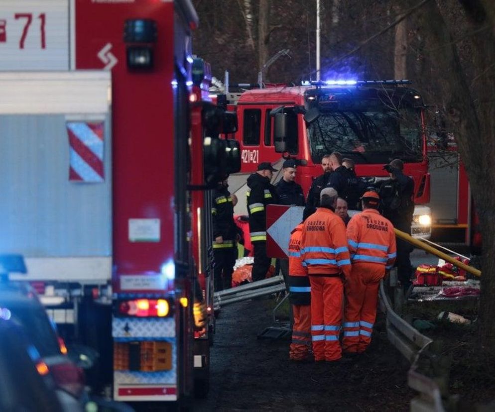 Wypadek koło Skąpego