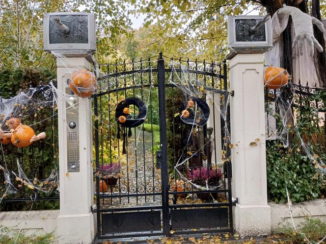 Willa na Jaśkowej Dolinie znów ozdobiona. Tym razem przechodniów zaskakują halloweenowe straszydła!