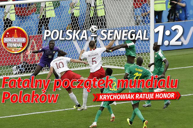 Polska Senegal 1:2 Fatalny początek mundialu