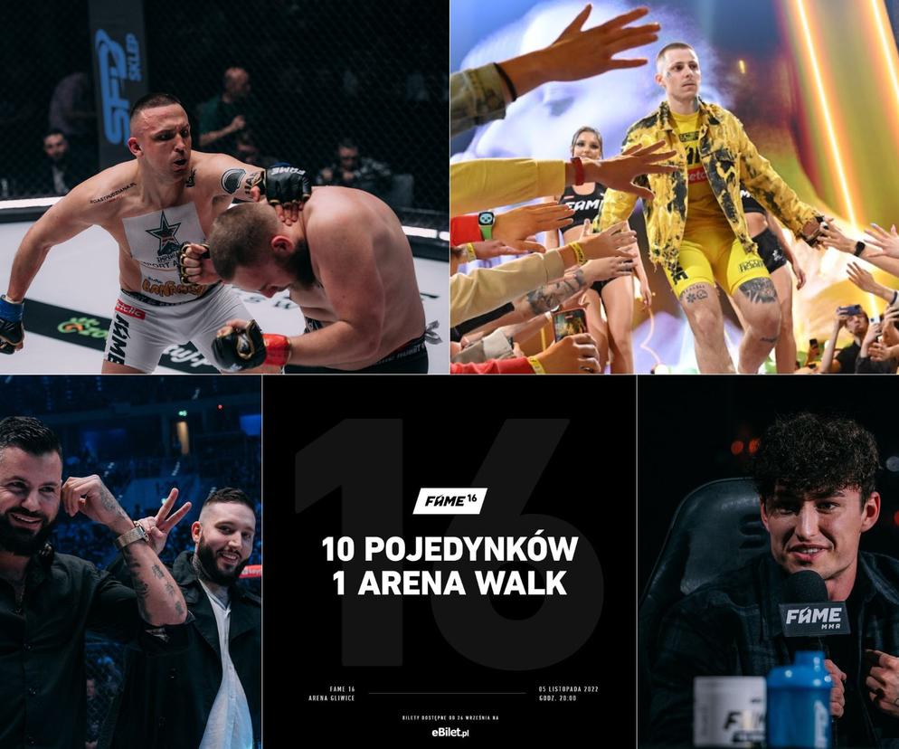 Ile kosztują bilety na Fame MMA 16? Jaka CENA i gdzie kupić bilet na Fame MMA 5.11.2022?
