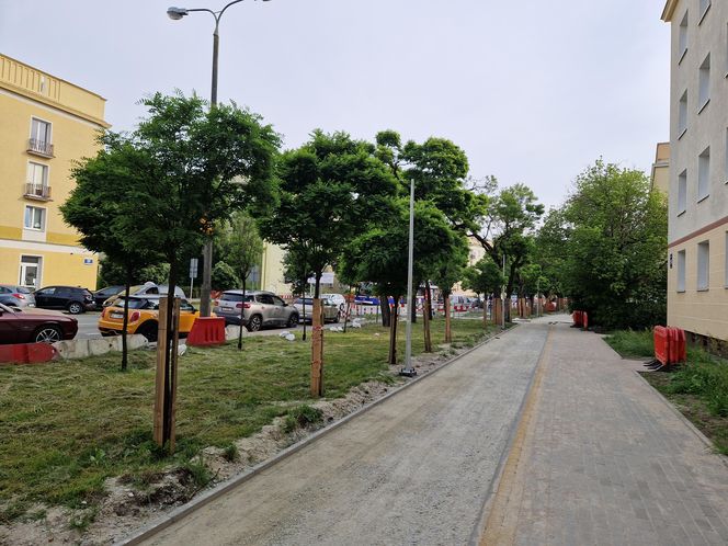 Budowa ścieżek rowerowych na osiedlu Leśnym w Bydgoszczy 