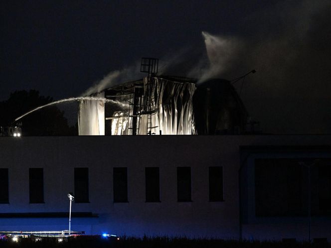 Pożar w przetwórni drobiu na Kaszubach