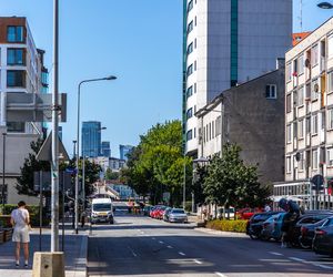 Ulica Okrzei w Warszawie przed przebudową