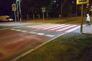 Aktywne przejście dla pieszych w Sosnowcu