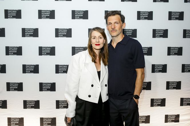 Maja Ostaszewska z partnerem