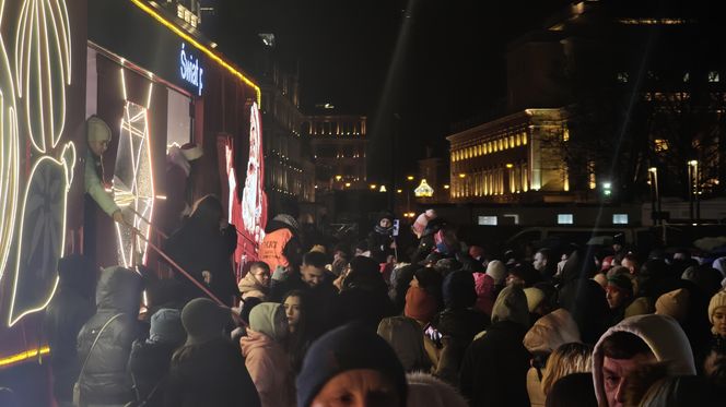 Tak prezentuje się świąteczna ciężarówka Coca-Coli. Wielki truck przyjechał do Wrocławia