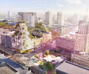 Apartamentowiec N/S zamiast drewnianego hotelu - nowa koncepcja inwestycji w Łodzi