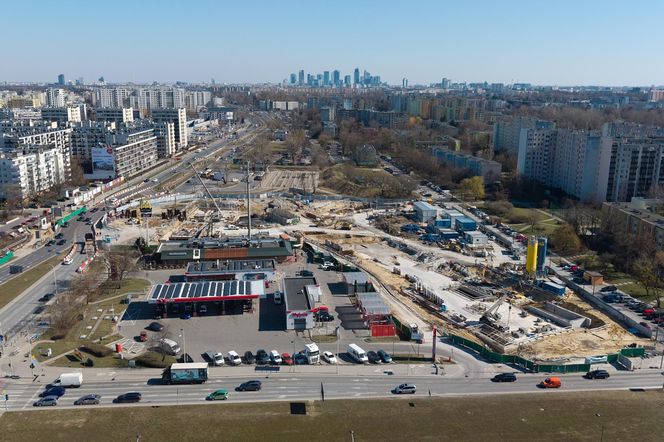 Budowa ostatniego odcinka metra linii M2. Tak wygląda stacja Lazurowa