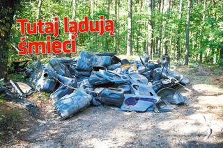 Na Mazowszu śmieci lądują w lasach! 