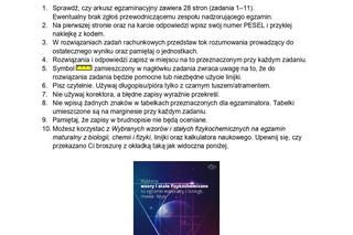 Matura 2024 fizyka rozszerzona formuła 2023 
