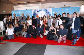 Wiktor Zborowski na premierze Dziadku, wiejemy