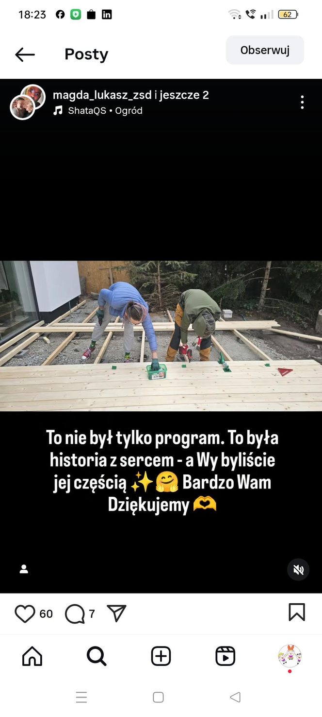 Para ze „Zróbmy sobie dom” nie wygrała finału, ale nie odpuszcza. "Jeśli uważacie, że zasłużyliśmy naszą ciężką pracą"