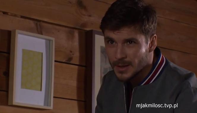 M jak miłość odc. 1460. Marcin (Mikołaj Roznerski)