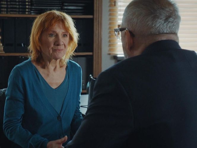 M jak miłość, odcinek 1868: Pani Ola (Ewa Kolasińska), Werner (Jacek Kopczyński)