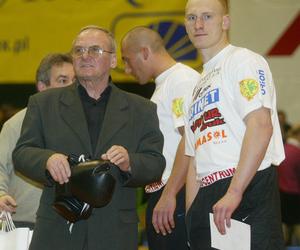 Pudzianowski, Najman i Włodarczyk w meczu Bokserzy vs Żużlowcy w 2006 roku